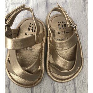 Gap Gold 6-12M Soft Sandals
